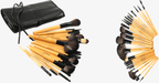 24-piece Premium Wood Brush Set with Free Case