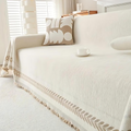 Rustic Cotton Tassel Sofa Cover