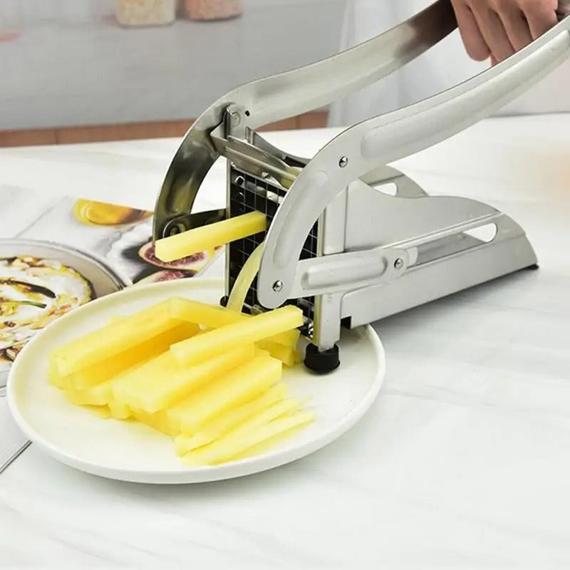 Durable French Fry Cutter with Stainless Steel Blades
