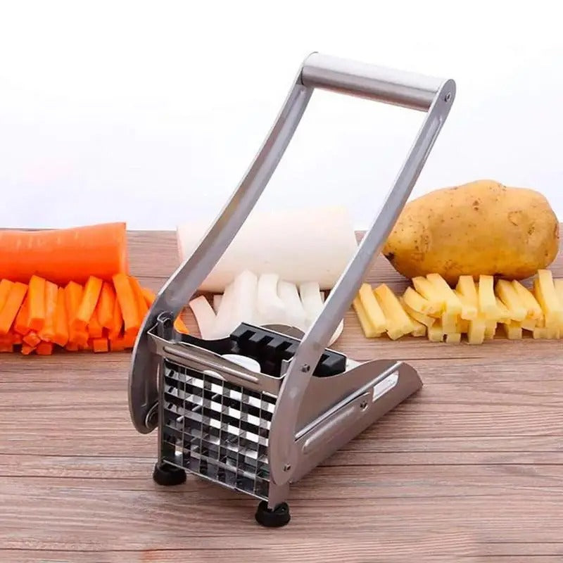 Durable French Fry Cutter with Stainless Steel Blades