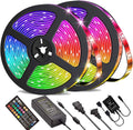 LED Light Strip, 30 m, 15 m, Music Synchronization, Bluetooth, 5050, RGB Ambient Light with Remote Control