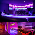 LED Light Strip, 30 m, 15 m, Music Synchronization, Bluetooth, 5050, RGB Ambient Light with Remote Control