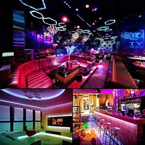 LED Light Strip, 30 m, 15 m, Music Synchronization, Bluetooth, 5050, RGB Ambient Light with Remote Control