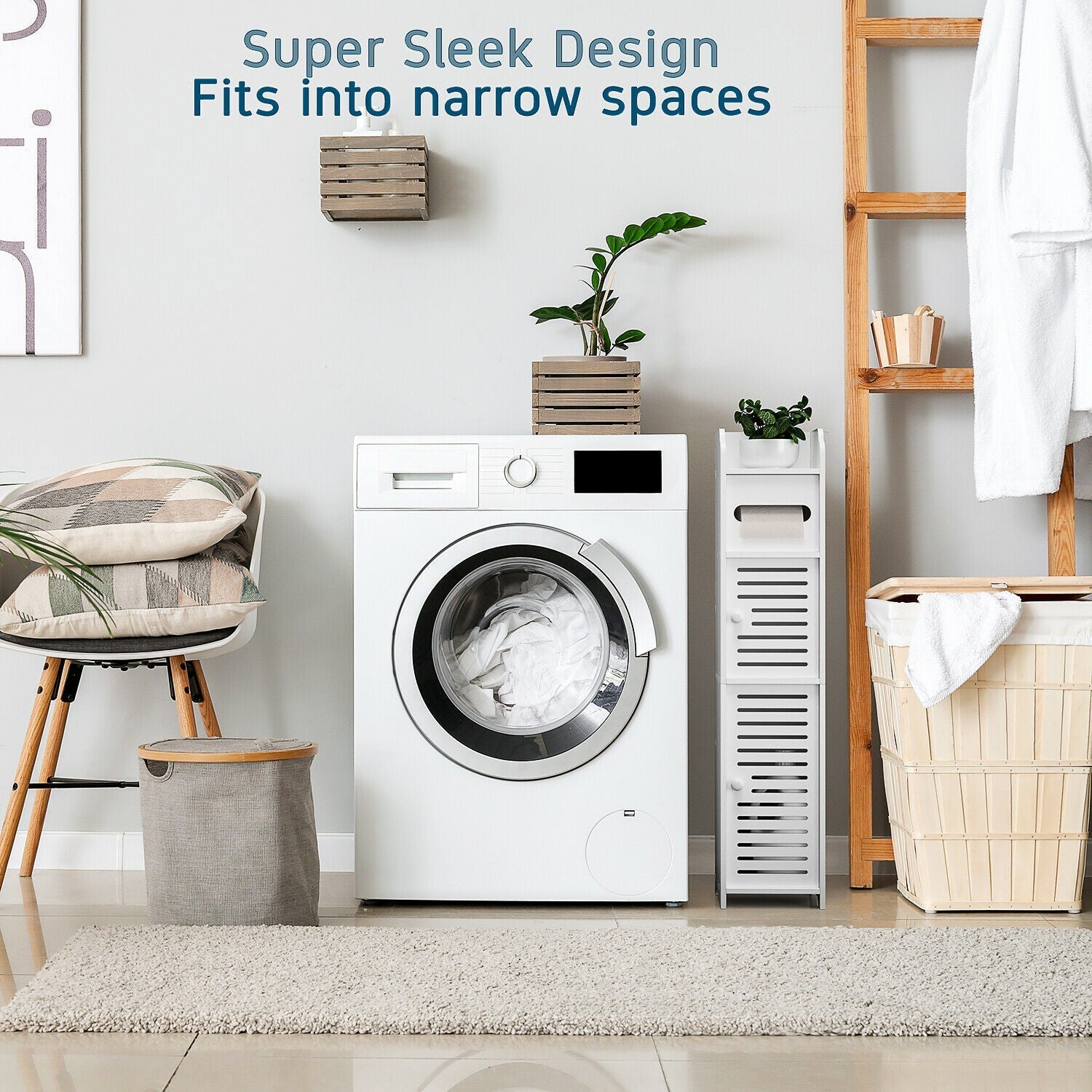 Bathroom Storage Floor Cabinet