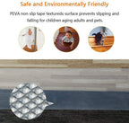 Clear Non-Slip Stair Tread Strips – Indoor Safety Grip Tape for Steps