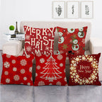 18" Cojines Merry Xmas Couch Throw Pillow Cover Case Home Sofa Decor Pillowslip