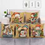 18" Cojines Merry Xmas Couch Throw Pillow Cover Case Home Sofa Decor Pillowslip