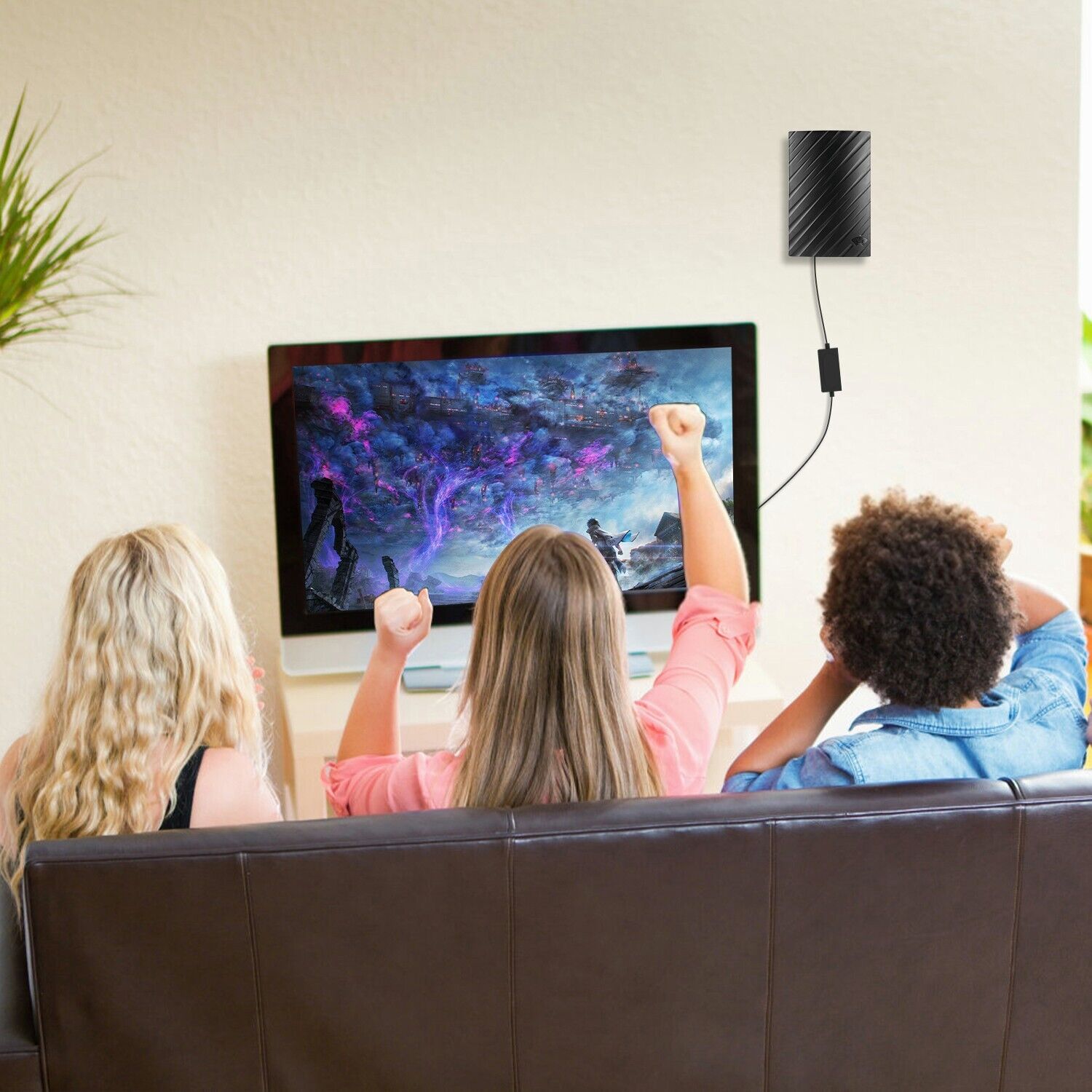 HDTV 4K Digital antenna for indoor use | Large range 600 miles