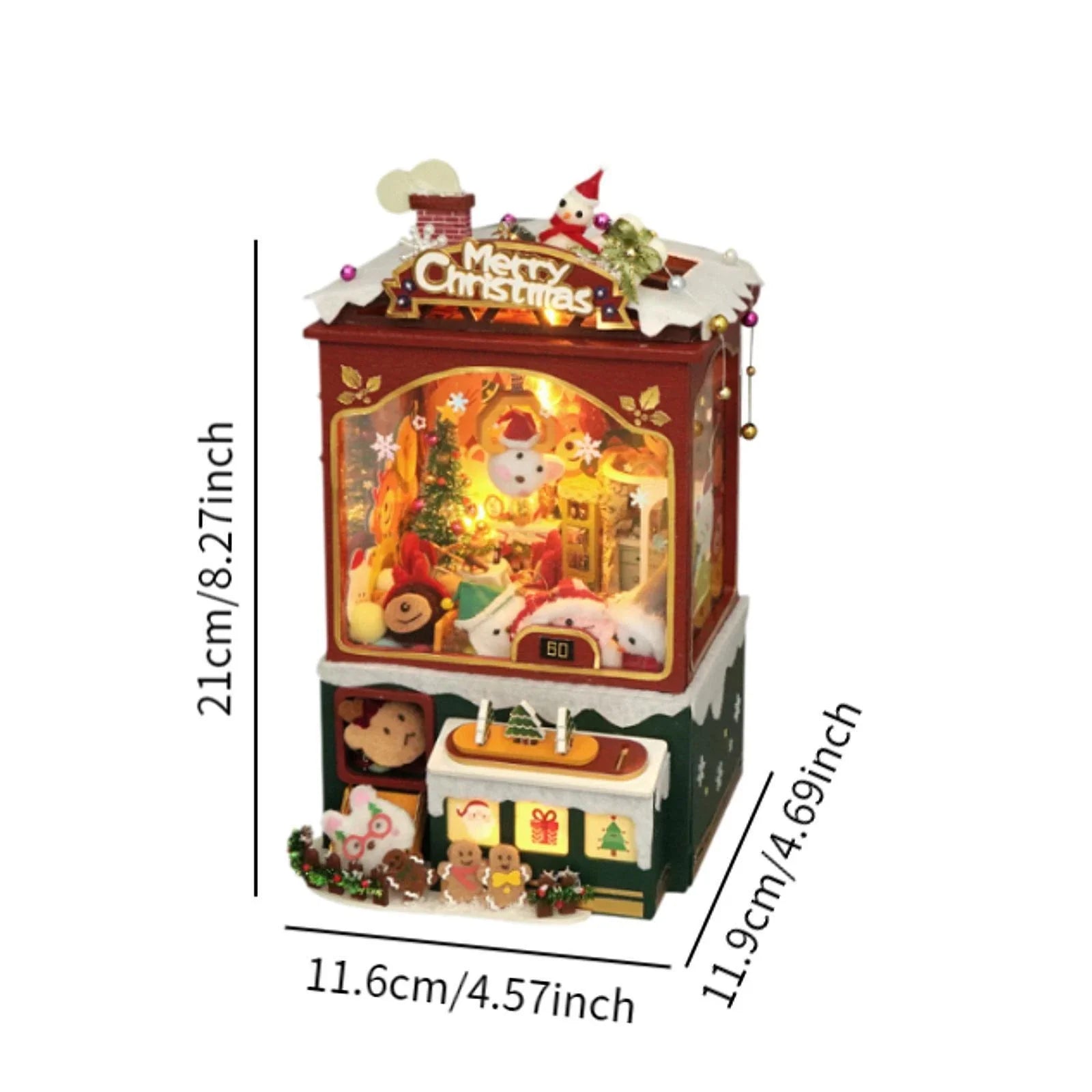 Christmas Crane Game Book Nook Kit