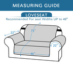 Quilted Sofa Cover Pet Protector Throw Waterproof Sofa Slip Covers 1/2/3 Settee