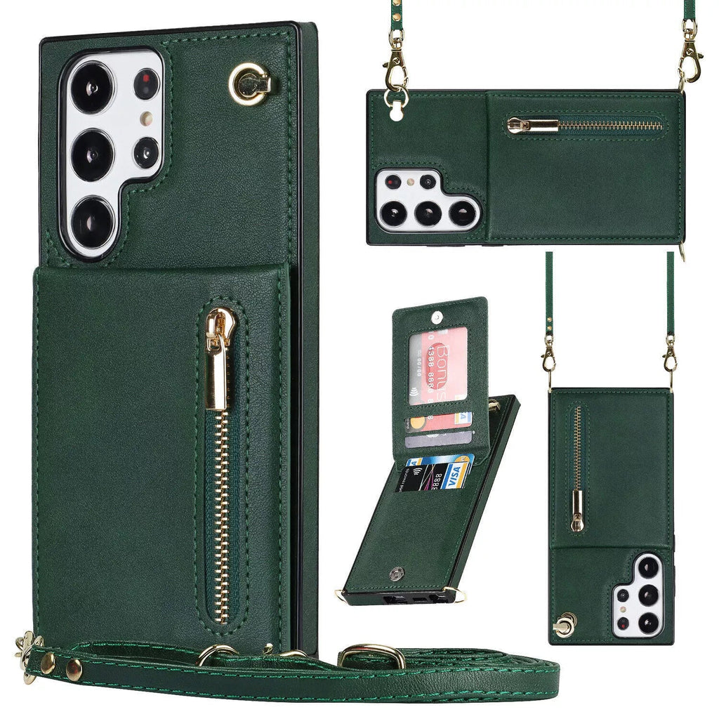 3in1 Phone Case with Card and Coin Pocket Crossbody Bag