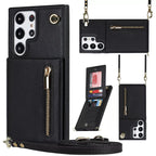 3in1 Phone Case with Card and Coin Pocket Crossbody Bag