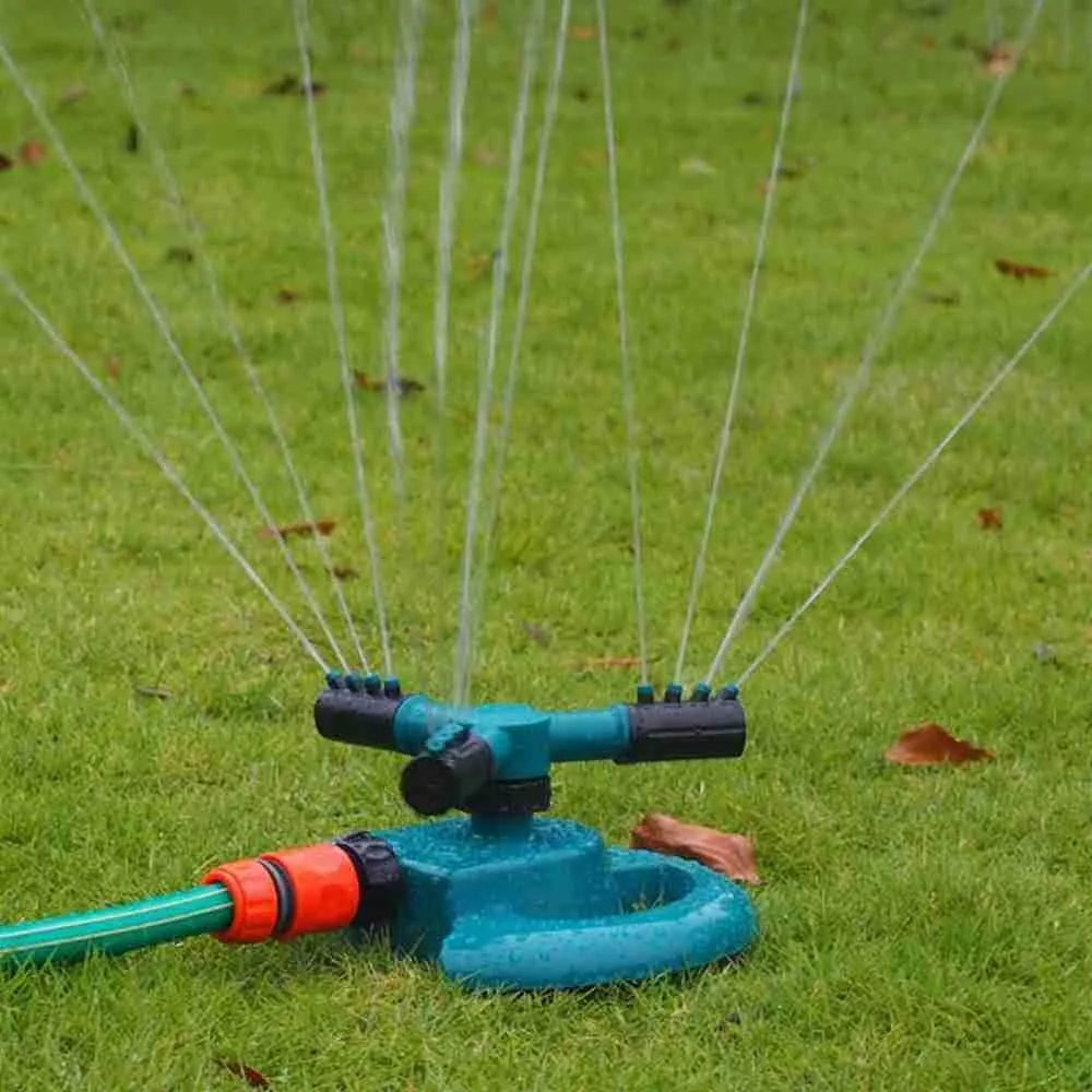 Adjustable Garden Sprinkler – Efficient Lawn Watering with 360° Spray Function