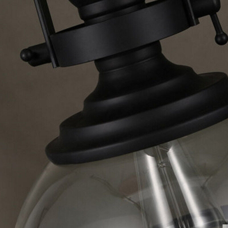 Antique Glass Iron Retro Industrial Chandelier Pendant Ceiling Lights