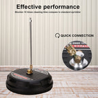 15 INCH SURFACE CLEANER PRESSURE WASHER - EASY INSTANT SETUP