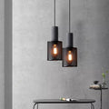Betono_B | Industrial LED pendant light – Concrete & Iron