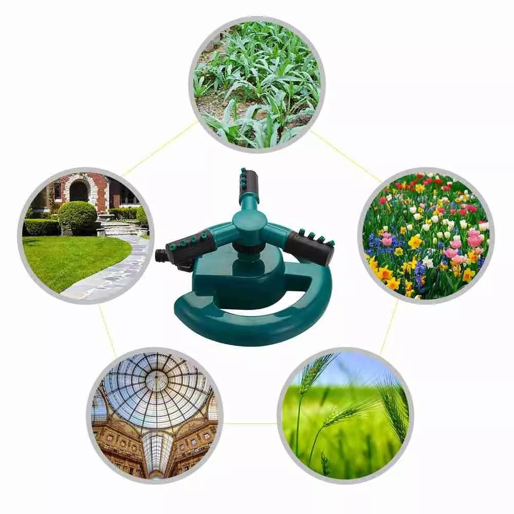 Adjustable Garden Sprinkler – Efficient Lawn Watering with 360° Spray Function