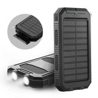 Waterproof Solar Power Bank with LED Flashlight
