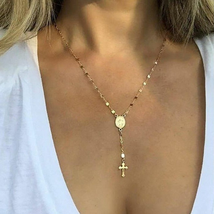 Spiritual Rosary Necklace – Stylish Faith Jewelry for Any Occasion