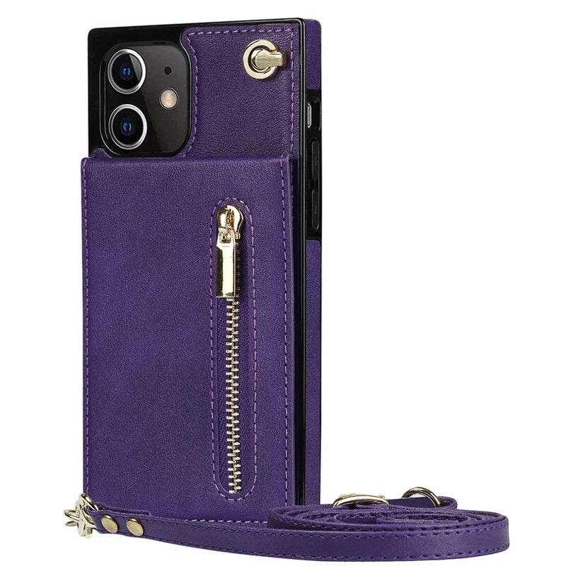 3in1 Phone Case with Card and Coin Pocket Crossbody Bag