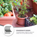 Climbing support for plants – Robust holder with cage design for growth and stability