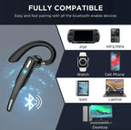 Trucker Dual Mic Wireless Bluetooth 5.1 Noise Cancelling Headset & Earbuds