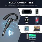 RoadMic Pro – Wireless Bluetooth 5.1 Headset with Dual Mic & Noise Cancellation for Calls and Work