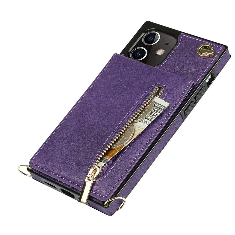 3in1 Phone Case with Card and Coin Pocket Crossbody Bag