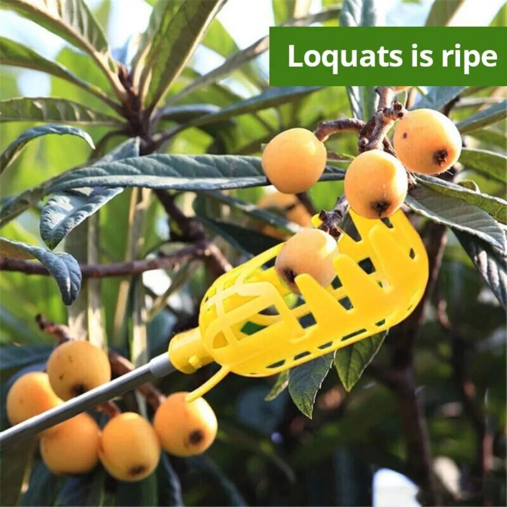 Harvest aid for fruit – Practical fruit grabber tool for trees and bushes