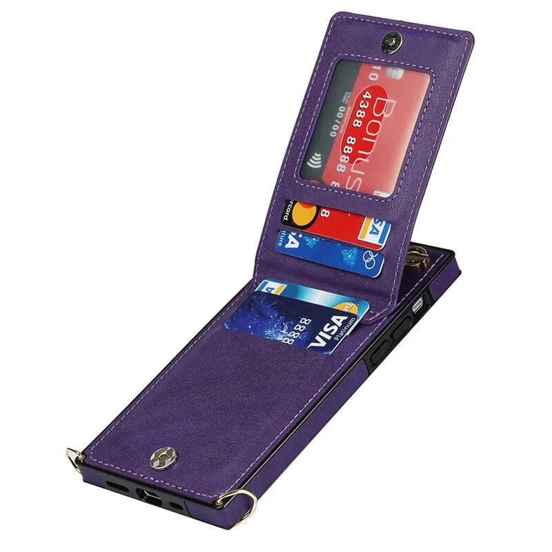 3in1 Phone Case with Card and Coin Pocket Crossbody Bag
