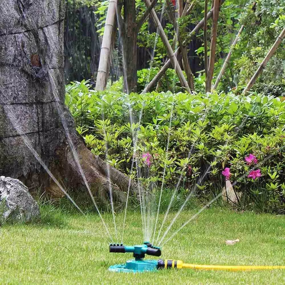Adjustable Garden Sprinkler – Efficient Lawn Watering with 360° Spray Function