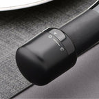 Reusable leak-proof silicone sealing cap for champagne and wine bottles