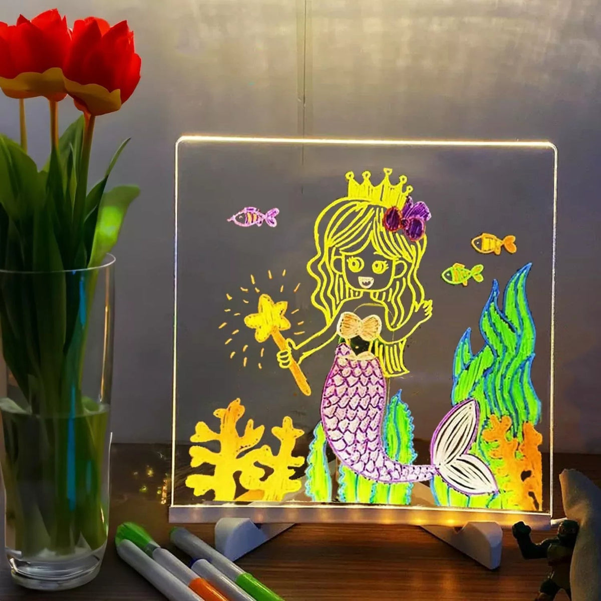 Light explosion of creativity - Drawing board