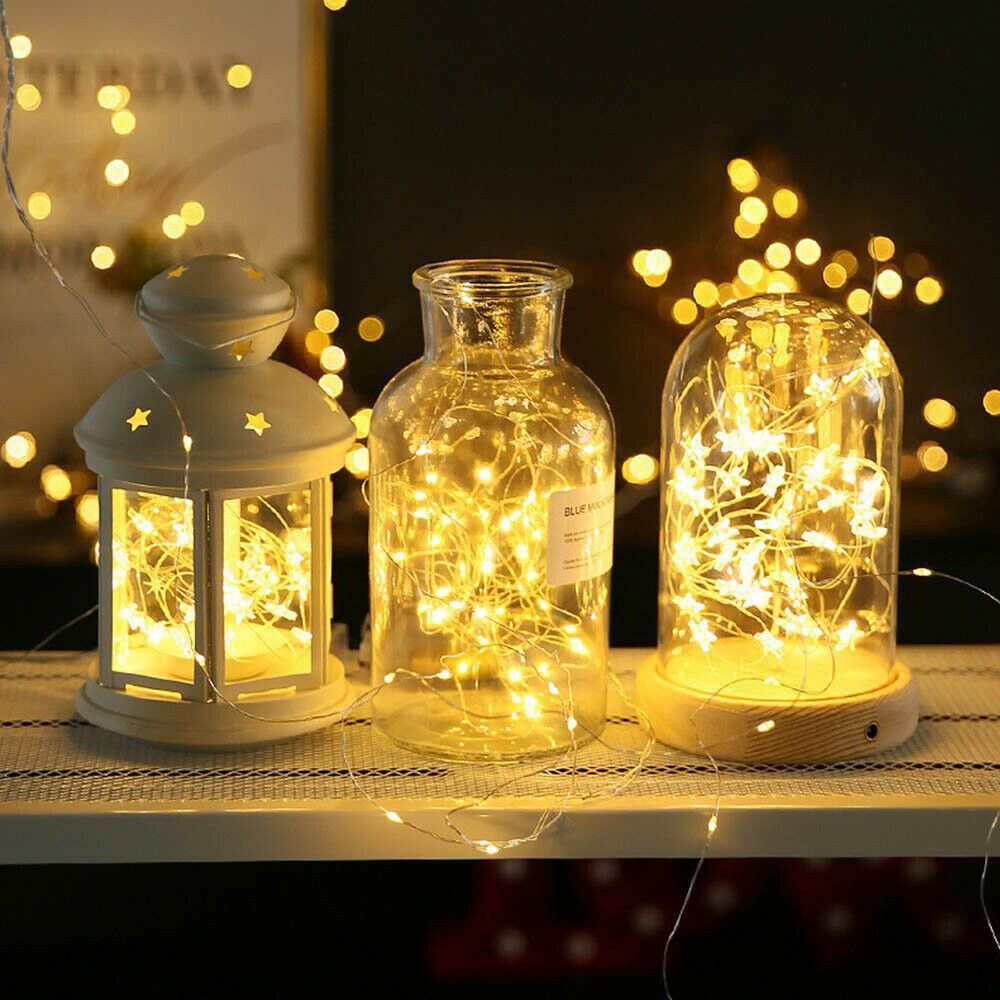 Royelux Solar String Lights Fairy Lights - Waterproof Outdoor LED