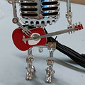 Retro Microphone Robot