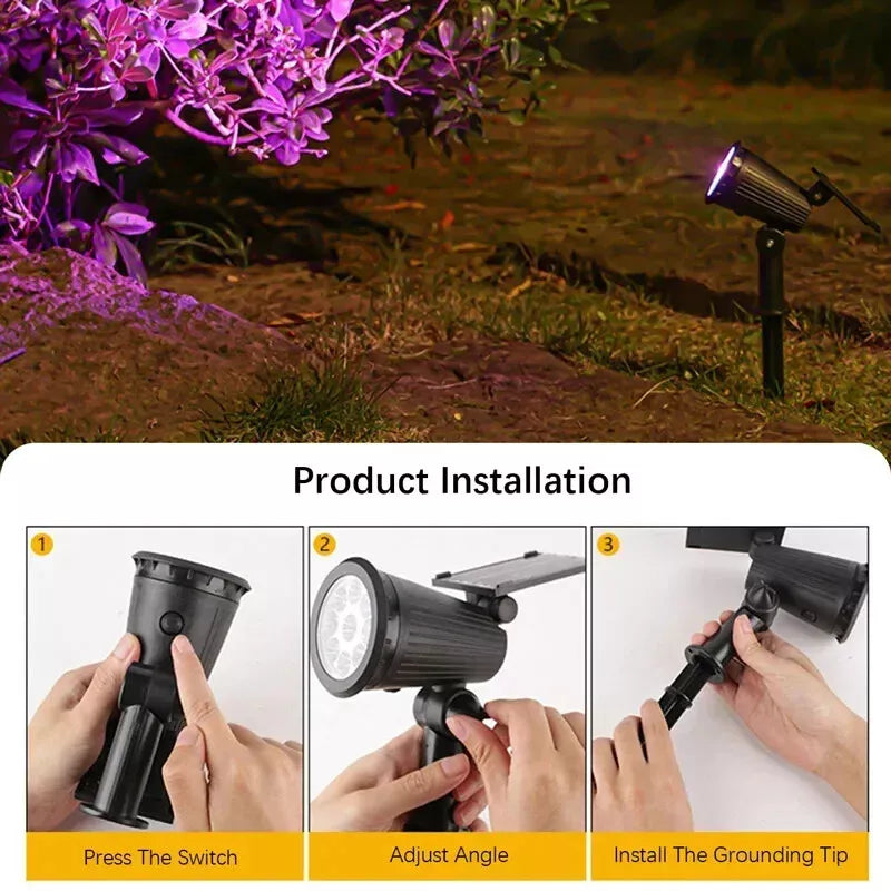 LED Solar Spotlight Lights for the Garden