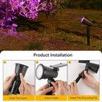 LED Solar Spotlight Lights for the Garden