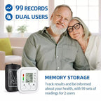 Digital Blood Pressure Monitor | Fully Automatic, Intellisense Technology & Memory Function for Home and Travel Use