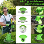 Powerful Electric Battery Operated Cordless Weed Eater / Grass Trimmer