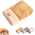 3-Layer Pet Sleeping Bag for Cats & Small Dogs