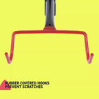 Folding Bike Wall Hook – Space-Saving Bike Hook with Protective Hooks