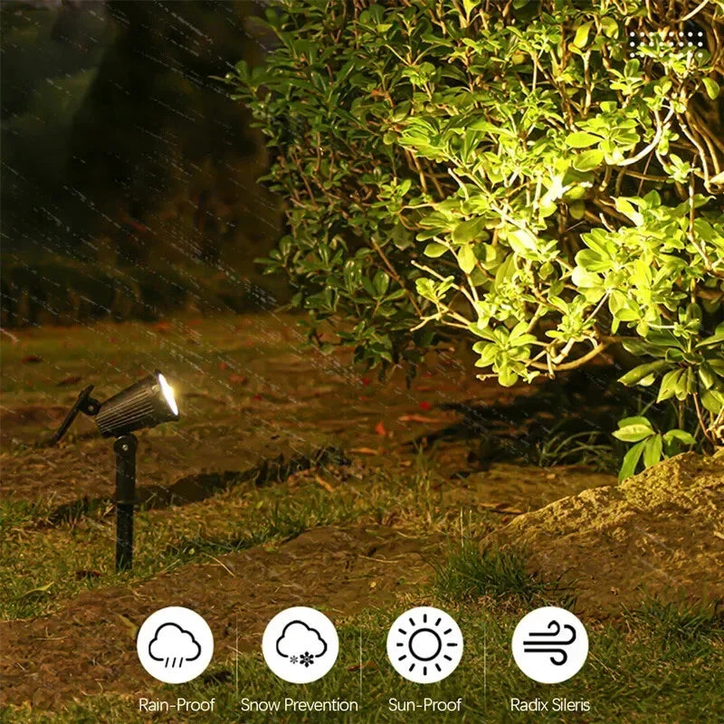 LED Solar Spotlight Lights for the Garden