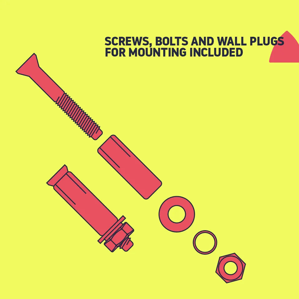 Folding Bike Wall Hook – Space-Saving Bike Hook with Protective Hooks