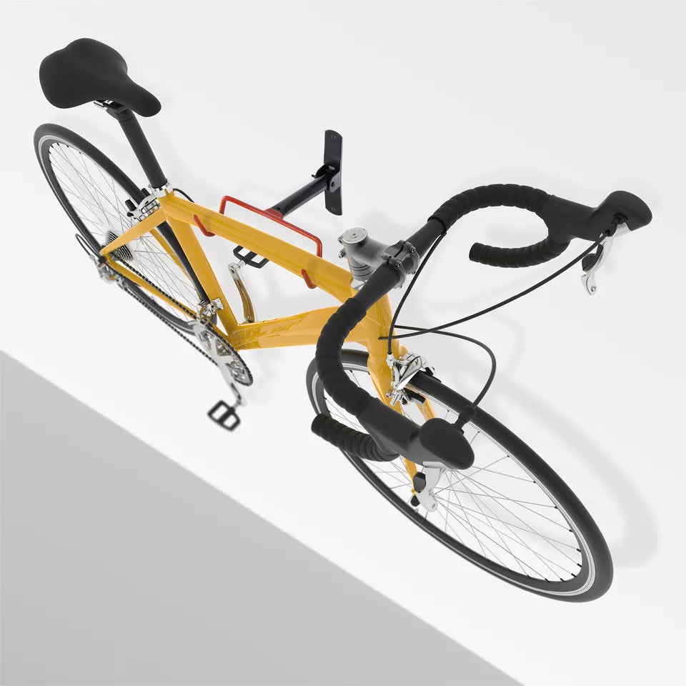Folding Bike Wall Hook – Space-Saving Bike Hook with Protective Hooks