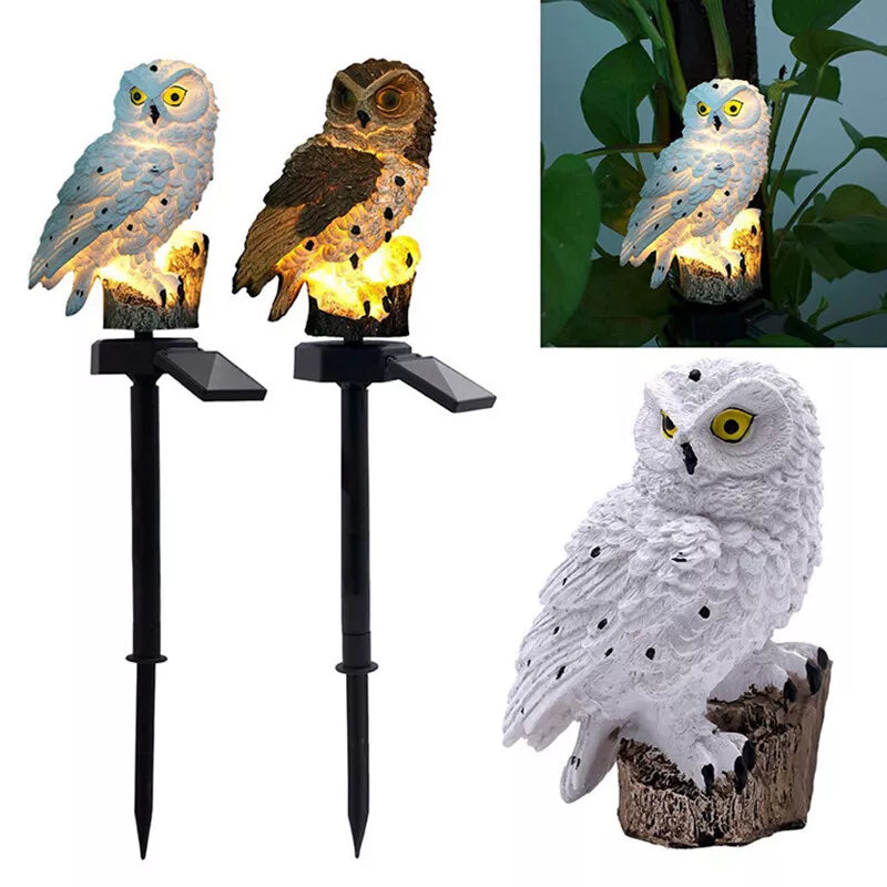 Solar Garden Light Owl – LED Outdoor Light for Garden, Terrace and Balcony, weatherproof