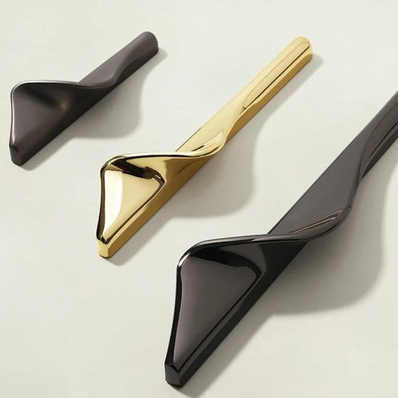 S-Shaped Luxury Cabinet Handles Modern Artistic Door and Drawer Pulls