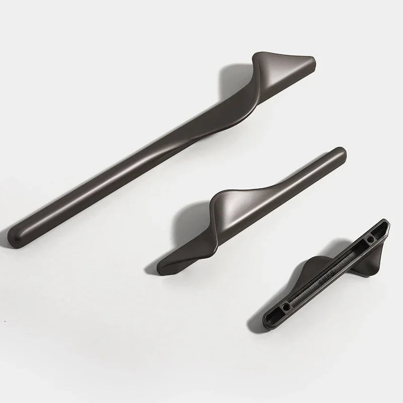 S-Shaped Luxury Cabinet Handles Modern Artistic Door and Drawer Pulls