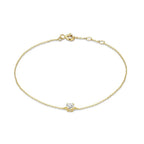 S925 Dainty Single Diamond Bracelets