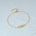S925 Forever Linked Diamond Contrast Bracelet
