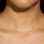 S925 Forever Linked Diamond Contrast Necklace